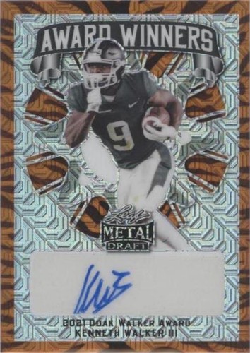 2022 Leaf Metal Draft Kenneth Walker III #AW-KW1