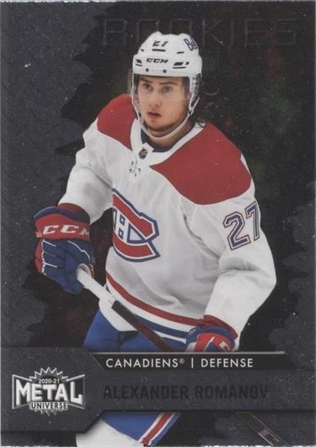 2020-21 Skybox Metal Universe - Alexander Romanov #137