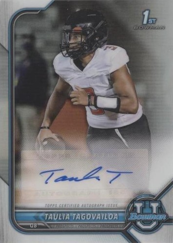 2021-22 Bowman University Taulia Tagovailoa #BCPA-TT