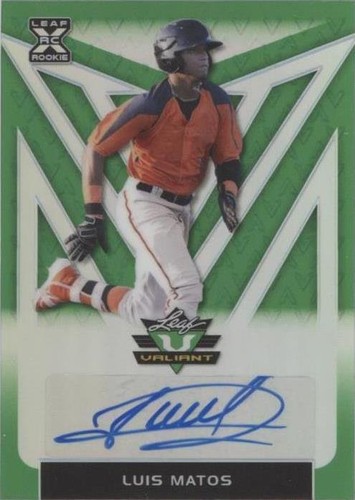 2020 Leaf Valiant - Luis Matos #BA-LM2