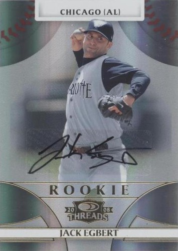 2008 Donruss Threads - Jack Egbert #112