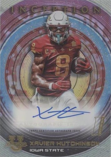 2022-23 Bowman Inception University Xavier Hutchinson #BIA-XH