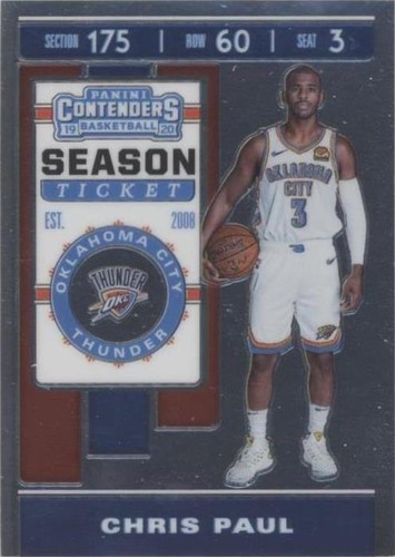2019-20 Panini Contenders - Chris Paul #16