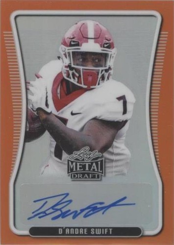 2020 Leaf Metal Draft D'Andre Swift #BAP-DS1