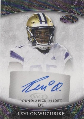 2021 Sage Aspire Levi Onwuzurike #ASP-92