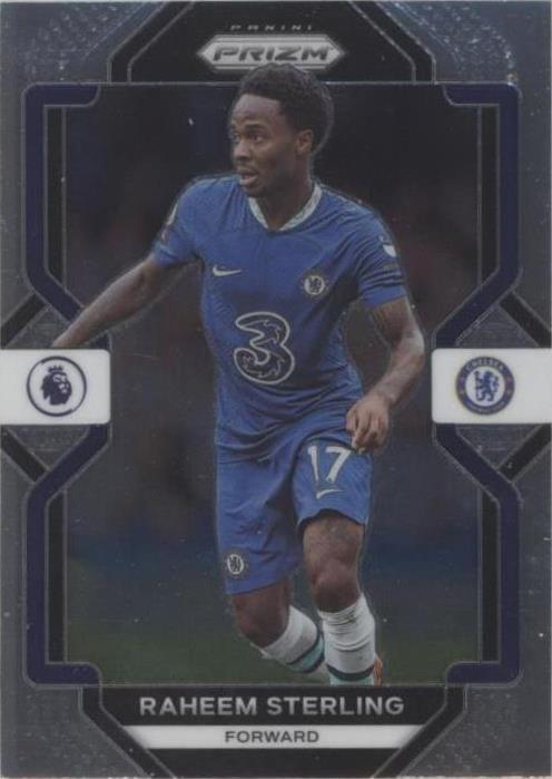 2022-23 Panini Prizm Premier League Raheem Sterling #114