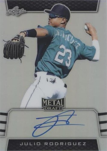2019 Leaf Metal Draft - Julio Rodriguez #BA-JR1