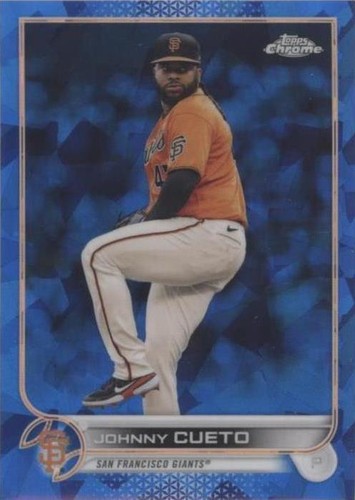 2022 Topps Chrome Sapphire Edition - Johnny Cueto #73