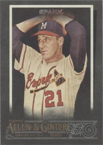 2020 Topps Allen & Ginter's X - Warren Spahn #144