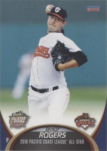 2016 Choice Pacific Coast League All-Stars - Brady Rodgers #14