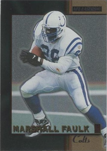 1996 Score Board NFL Lasers Marshall Faulk #24