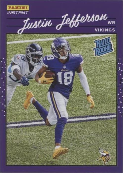 2020 Panini Instant NFL Justin Jefferson #RR9