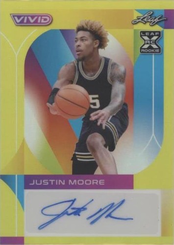 2022-23 Leaf Vivid - Justin Moore #BA-JM2