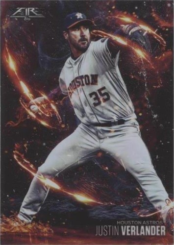 2018 Topps Fire - Justin Verlander #FT-11