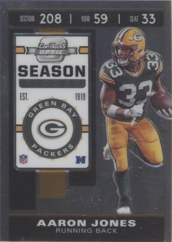 2019 Panini Contenders Optic Aaron Jones #60