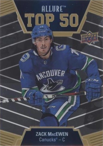 2019-20 Upper Deck Allure - Zack MacEwen #T50-31