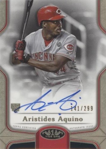 2020 Topps Tier One - Aristides Aquino #BOA-AAQ