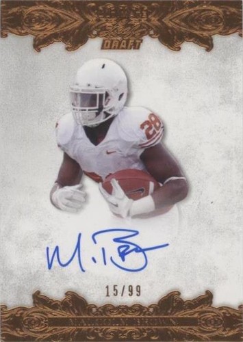 2015 Leaf Ultimate Draft Malcolm Brown #BA-MB1