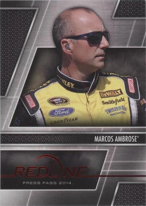 2014 Press Pass Redline - Marcos Ambrose #4
