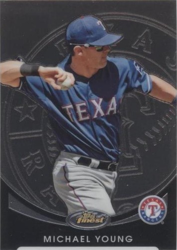 2010 Topps Finest - Michael Young #26