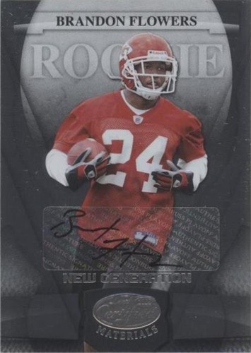 2008 Leaf Certified Materials Brandon Flowers #156