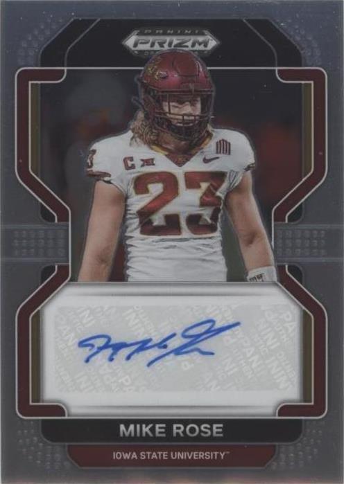 2023 Panini Prizm Draft Picks Mike Rose #RA-MRO
