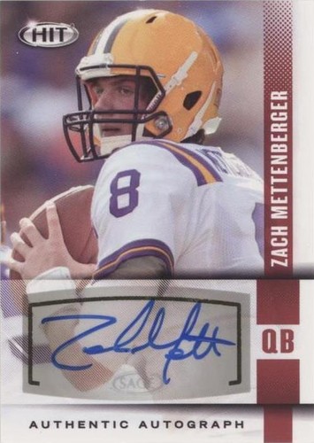 2014 SAGE Hit Zach Mettenberger #A118