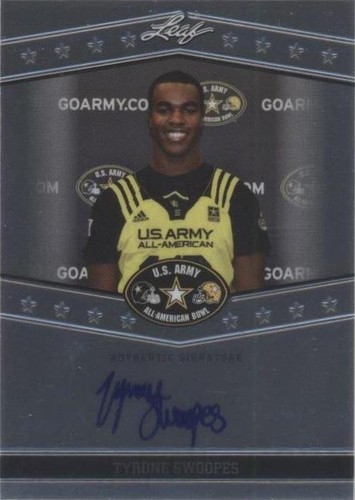 2013 Leaf Metal Draft Tyrone Swoopes #ATA-TS1