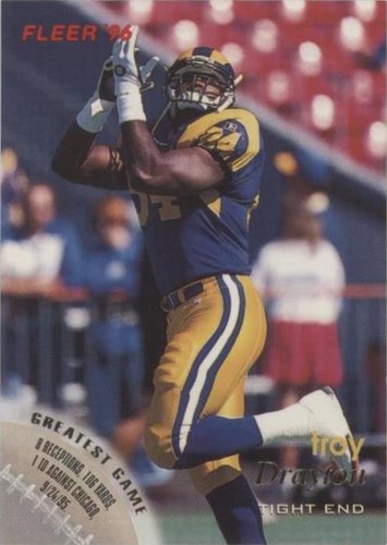 1996 Fleer Troy Drayton #116