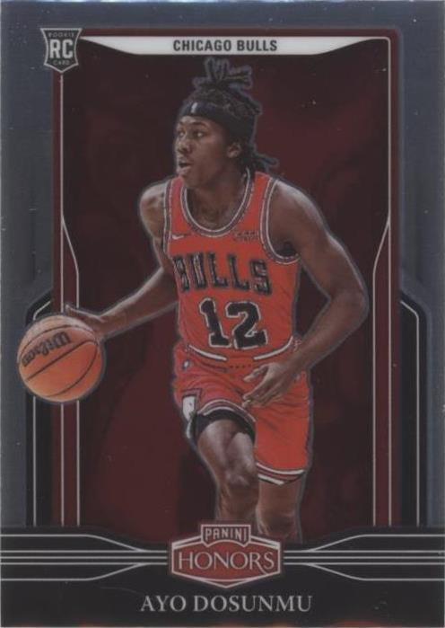 Ayo Dosunmu RC auto /25シリ 2023-24 AYO DOSUNMU 25/25 AUTO PANINI HOOPS HOT SIGNATURES