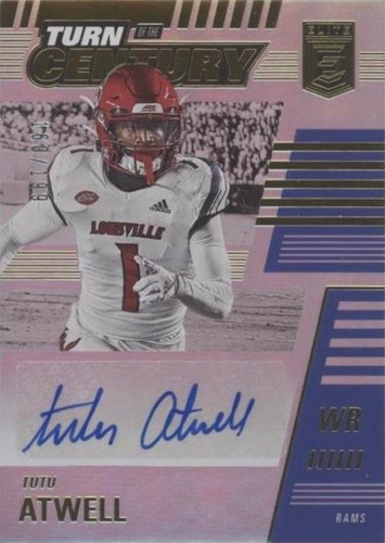 2021 Panini Donruss Elite Tutu Atwell #TTC-CAT