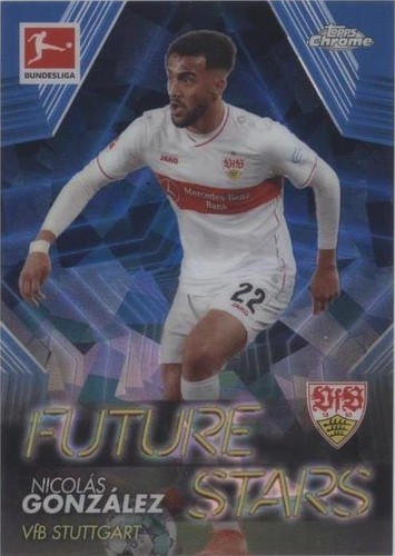 2020-21 Topps Chrome Bundesliga Sapphire Edition Nicolas Gonzalez #FS-NG