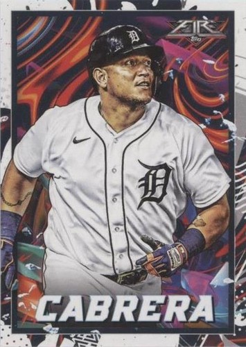 2022 Topps Fire - Miguel Cabrera #89