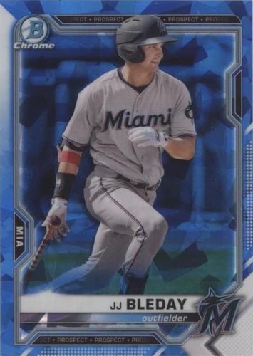 2021 Bowman Sapphire JJ Bleday Orange Refractor #BCP-200 /75