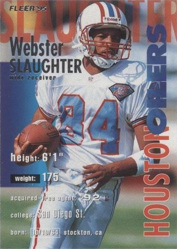 1995 Fleer Webster Slaughter #152