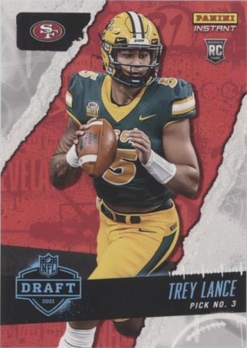 2021 Panini Instant NFL Trey Lance #3