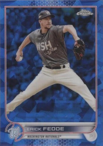 2022 Topps Chrome Update Series Sapphire Edition - Erick Fedde #US51