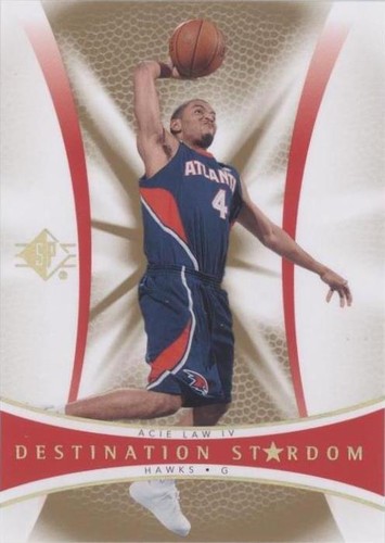 2007-08 SP Authentic - Acie Law #DS-8