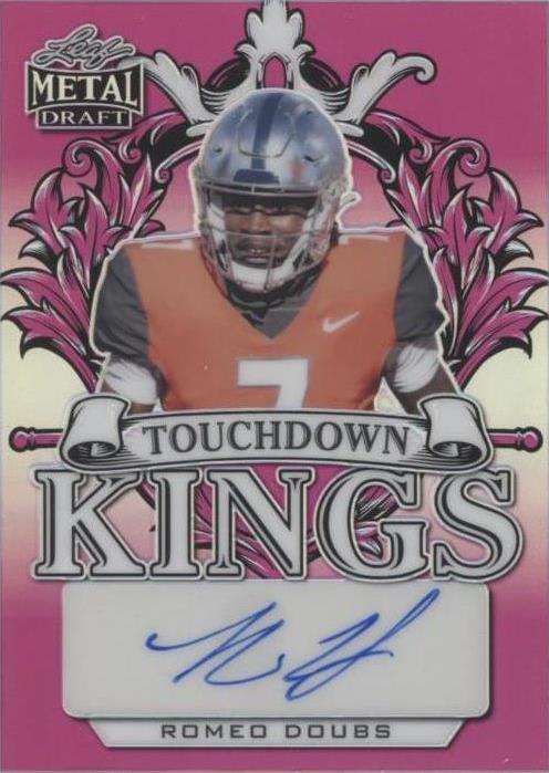 2022 Leaf Metal Draft Romeo Doubs #TK-RD1