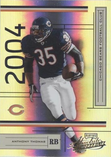 2004 Playoff Absolute Memorabilia Anthony Thomas #23