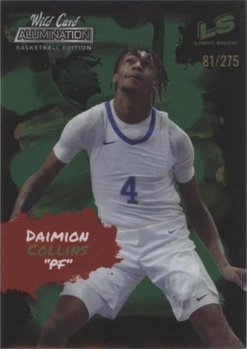 2021-22 Wild Card Alumination - Daimion Collins #LS-2