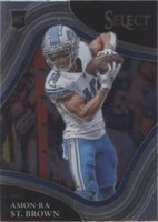 2021 Panini Select Amon-Ra St. Brown #373