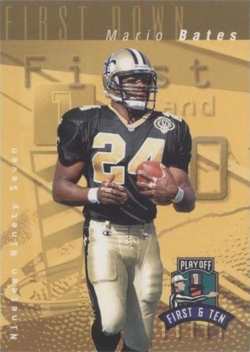 1997 Playoff First & Ten Mario Bates #24