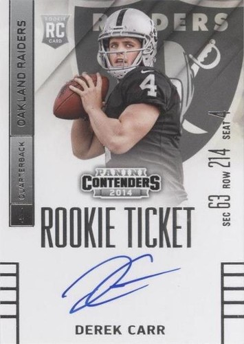 2014 Panini Contenders Derek Carr #214