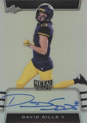 2019 Leaf Metal Draft David Sills V #BA-DSV