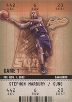 2002-03 Fleer Authentix - Stephon Marbury #50