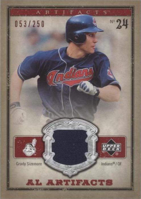 Artefactos de cubierta superior 2006 - Grady Sizemore #AL-GS