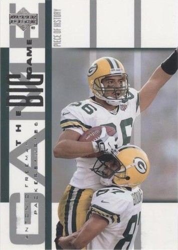 2002 Upper Deck Piece Of History Antonio Freeman #BG-15