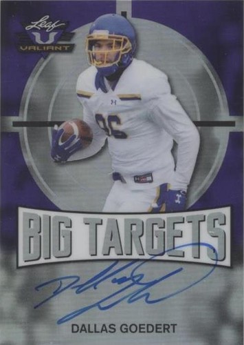 2018 Leaf Valiant Dallas Goedert #BT-DG3