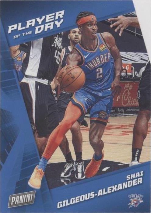 2021-22 Panini Player of the Day - Shai Gilgeous-Alexander #35